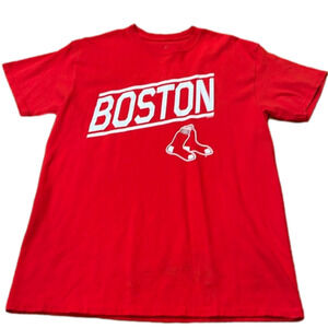 MLB men’s  Red Sox short sleeve shirt size medium.